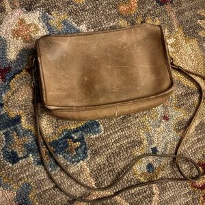 Rare vintage 60s Coach Brown Leather Women's Bag